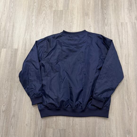 Vintage Michigan Wolverines Windbreaker Jacket Men's Large Blue Yellow y2k UofM - Picture 6 of 8